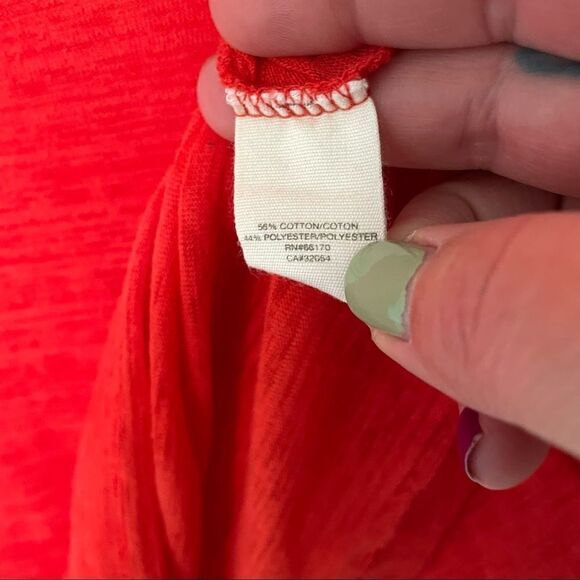 Pure & Good Anthropologie Sheer Burnout Lightweight Long Sleeve Layering Tee, S - Picture 12 of 12